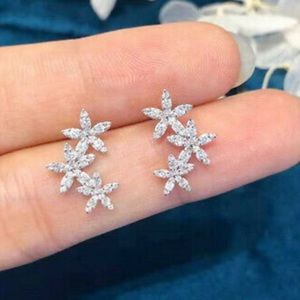 COPY - New Cute 925 Sterling Silver Stud Earrings for Women Wedding Party Jewel…